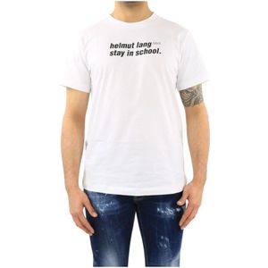 Helmut Lang, Heren, Tops, Wit, Maat: XS