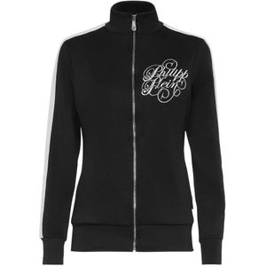 Philipp Plein, Dames, Sweatshirts & Hoodies, Zwart, Maat: XS Katoen,