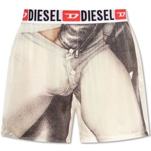 Diesel, Heren, Ondergoed, Grijs, Maat: L Katoen,