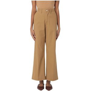 Polo Ralph Lauren - Broek - Beige - Katoen - Wijde Pijpen