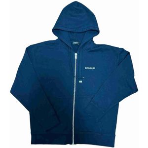 Dondup, Heren, Sweatshirts & Hoodies, Blauw, Maat: XL