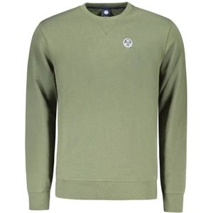 North Sails, Heren, Sweatshirts & Hoodies, Groen, Maat: S Katoen,