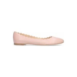 Chloé Roze Ballerina Schoenen met Golvende Rand , Pink , Dames , Maat: 40 EU