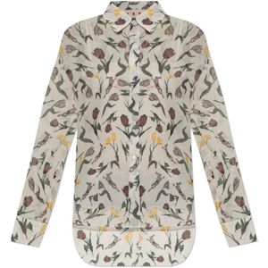 Marni, Dames, Blouses & Shirts, Veelkleurig, Maat: 2XS Zijde,