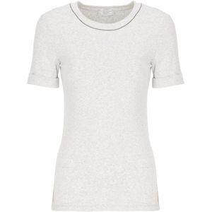 Peserico, Dames, Tops, Grijs, Maat: XS