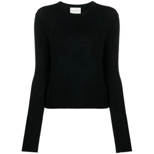 Forte Forte, Dames, Truien, Zwart, Maat: L Wol,