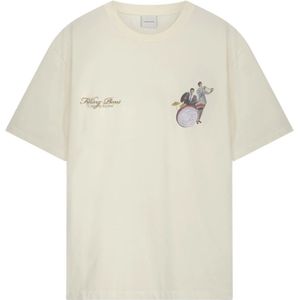 Filling Pieces, Heren, Tops, Wit, Maat: XL Katoen,