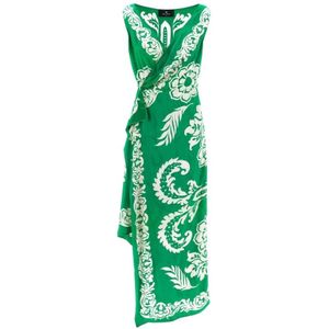 Etro, Dames, Jurken, Groen, Maat: M Viscose,