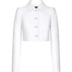 Dolce & Gabbana, Dames, Jassen, Wit, Maat: XS