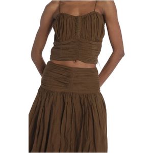 Scarlett Poppies, Dames, Tops, Groen, Maat: S Katoen,