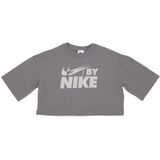 Nike - Sportswear Crop Tee - Grijs - Dames - Katoen