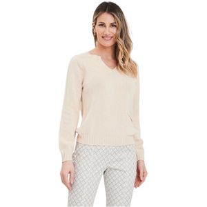 Gran Sasso, Dames, Truien, Beige, Maat: M