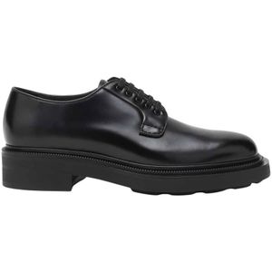 Prada, Heren, Schoenen, Zwart, Maat: 42 EU