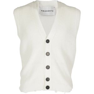 Amaránto, Heren, Truien, Wit, Maat: S Katoen,