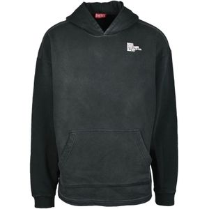 Diesel, Heren, Sweatshirts & Hoodies, Grijs, Maat: S