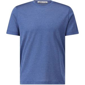 Maurizio Baldassari, Heren, Tops, Blauw, Maat: 2XL Zijde,