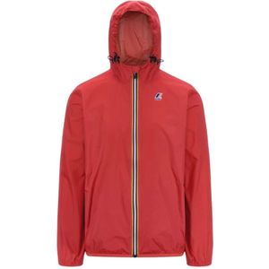 K-Way, Heren, Jassen, Rood, Maat: L Nylon,