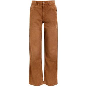 Isabel Marant, Dames, Broeken, Geel, Maat: 2XS Katoen,