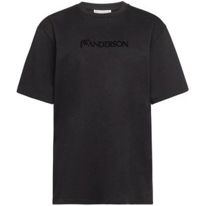JW Anderson, Dames, Tops, Zwart, Maat: XS Katoen,