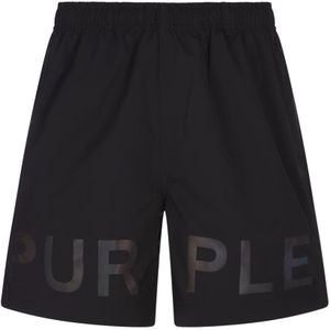 Purple Brand, Heren, Badkleding, Zwart, Maat: S Poliester,