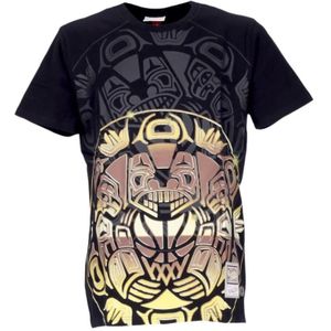 Mitchell & Ness, Heren, Tops, Zwart, Maat: S