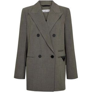 Haute L'Amitié, Dames, Jassen, Grijs, Maat: XS Leer,