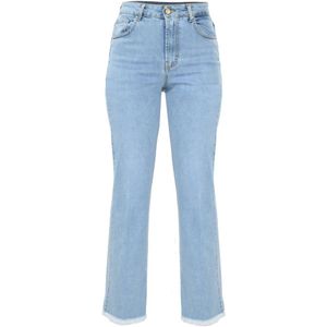 Kocca, Dames, Jeans, Blauw, Maat: W24 Katoen,