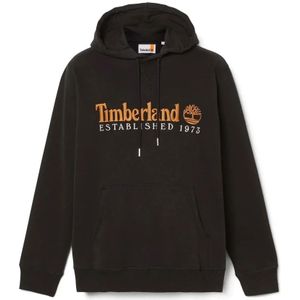 Timberland, Heren, Sweatshirts & Hoodies, Zwart, Maat: XL Katoen,