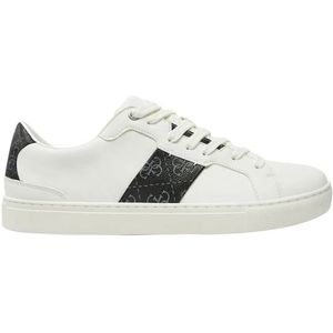 Guess - Todi Sneakers - Wit - Synthetisch - Uitneembaar Voetbed - Ronde Neus