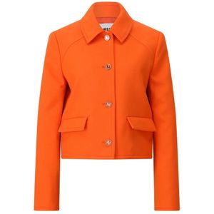 Msgm, Dames, Jassen, Oranje, Maat: 4XS