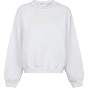 T by Alexander Wang, Dames, Sweatshirts & Hoodies, Wit, Maat: XS Katoen,