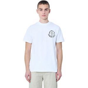 Moncler, Heren, Tops, Wit, Maat: 2XL Katoen,