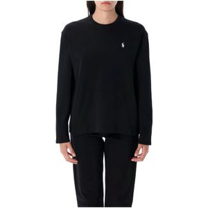 Polo Ralph Lauren, Dames, Tops, Zwart, Maat: L Katoen,