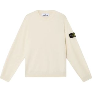 Stone Island, Heren, Truien, Wit, Maat: XL Katoen,