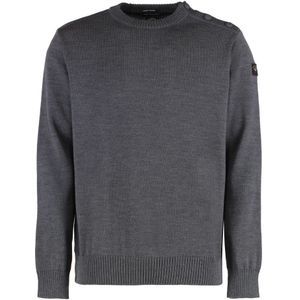 Paul & Shark, Heren, Truien, Grijs, Maat: L Wol,