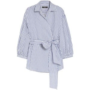 Weekend Max Mara, Dames, Blouses & Shirts, Veelkleurig, Maat: XS Katoen,