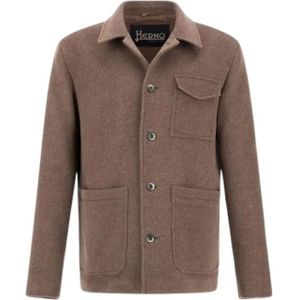 Herno, Heren, Jassen, Bruin, Maat: L