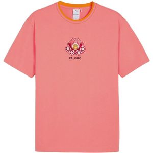 Puma, Heren, Tops, Roze, Maat: L Katoen,