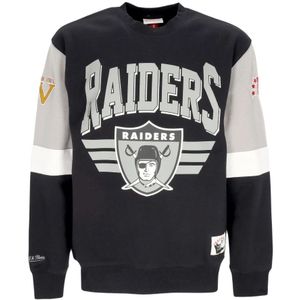 Mitchell & Ness, Heren, Sweatshirts & Hoodies, Zwart, Maat: S Katoen,