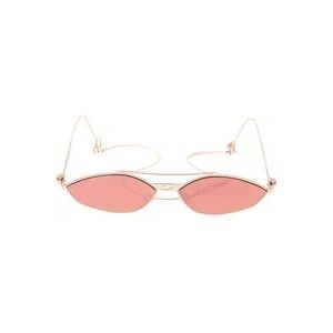 Fendi Stijlvolle zonnebril met 57mm lensbreedte , Pink , unisex , Maat: ONE Size