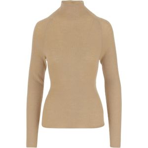 Aspesi, Dames, Truien, Beige, Maat: M Wol,