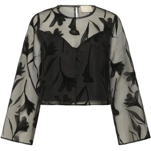 Soaked in Luxury, Dames, Blouses & Shirts, Zwart, Maat: M