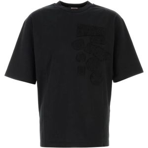 Dsquared2, Heren, Tops, Zwart, Maat: 2XL