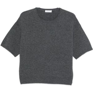 Majestic Filatures, Dames, Tops, Grijs, Maat: L