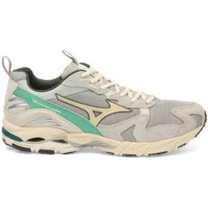 Mizuno - WAVE RIDER 10 - Sportstyle Schoenen - Opal Gray/Pristine/Creme de Menthe