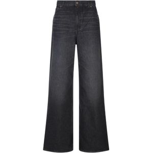 Chloé, Dames, Jeans, Zwart, Maat: W28 Katoen,
