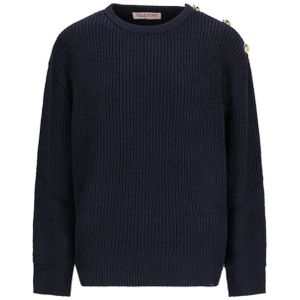 Valentino Garavani, Dames, Truien, Blauw, Maat: M Wol,