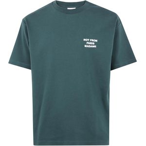 Drole de Monsieur, Heren, Tops, Groen, Maat: S Katoen,