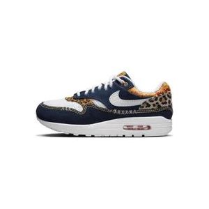 Nike Leopard Denim Sneakers , Blue , Heren , Maat: 44 1/2 EU