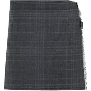 Balenciaga, Dames, Rokken, Grijs, Maat: M Katoen,